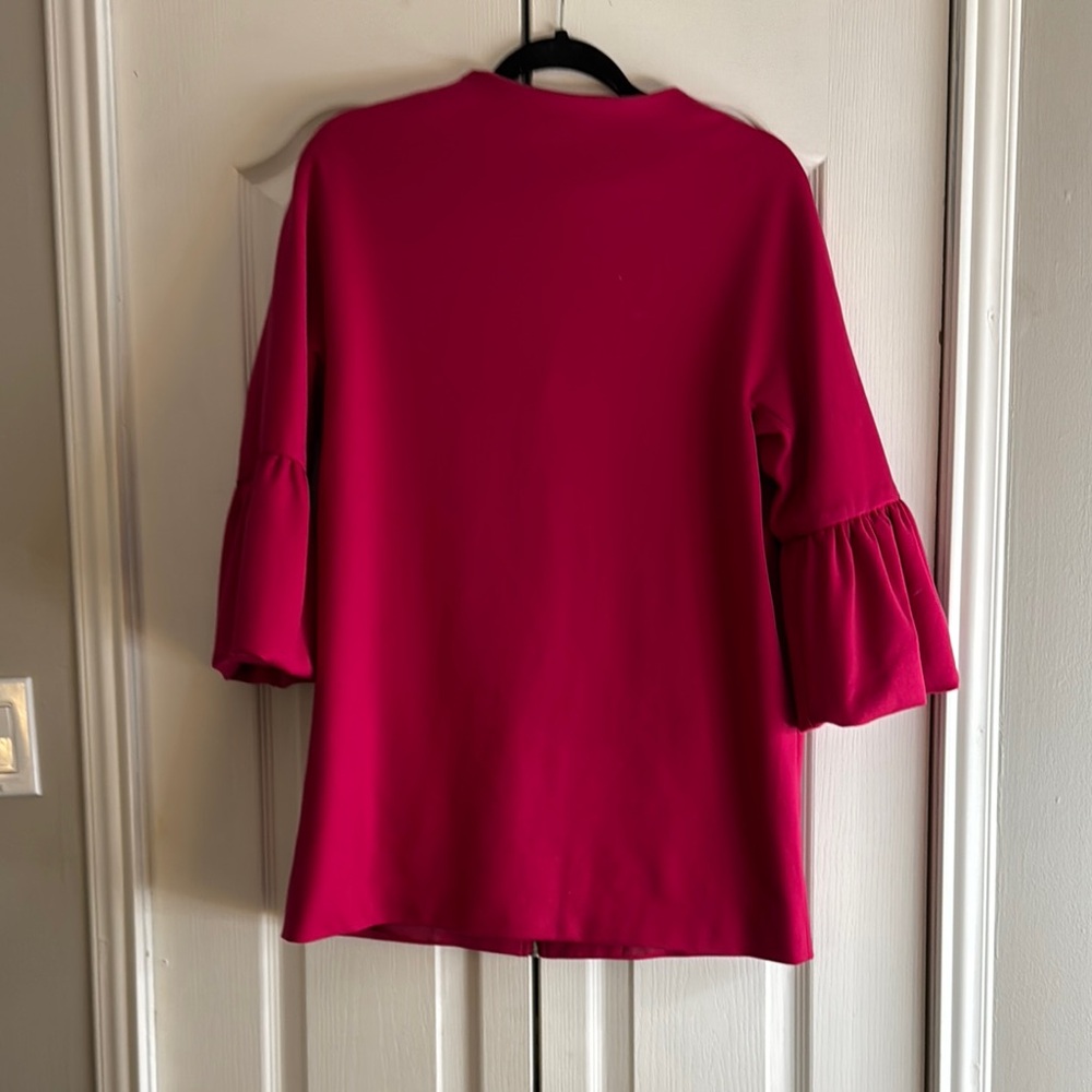 Chic Pink Zip-Up Jacket - Picture 5 of 6
